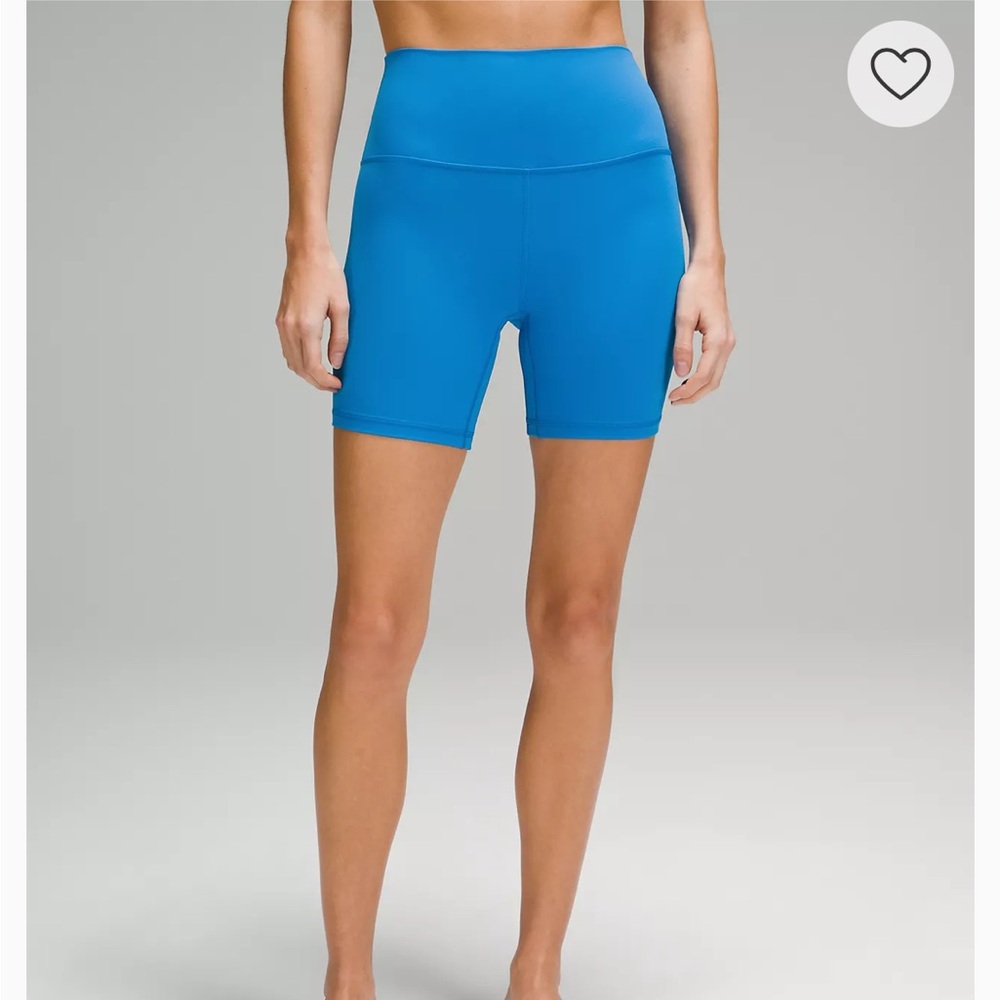 Lululemon 4” poolside blue shorts